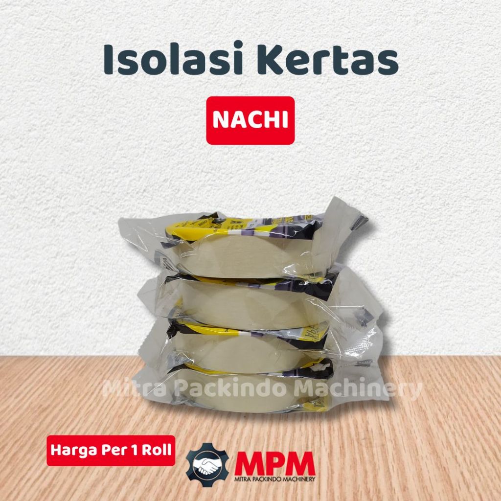 

Isolasi kertas / Masking Tape Nachi 24mm / Solasi Kertas / Selotip