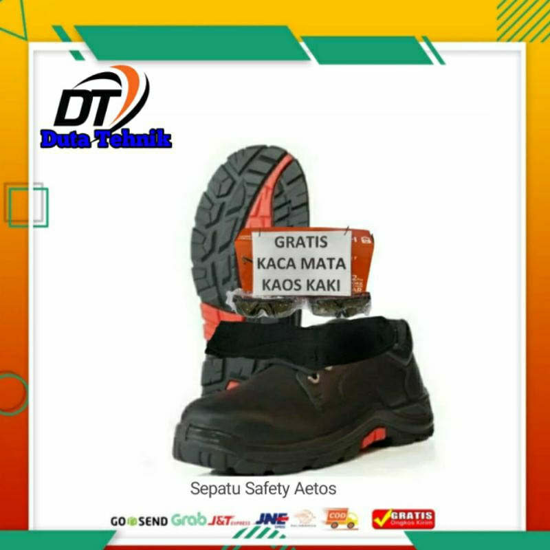 BONUS KAOS KAKI + KACAMATA SAFETY SEPATU SAFETY AETOS COBALT / SEPATU SAFETY AETOS / SEPATU SAFETY /