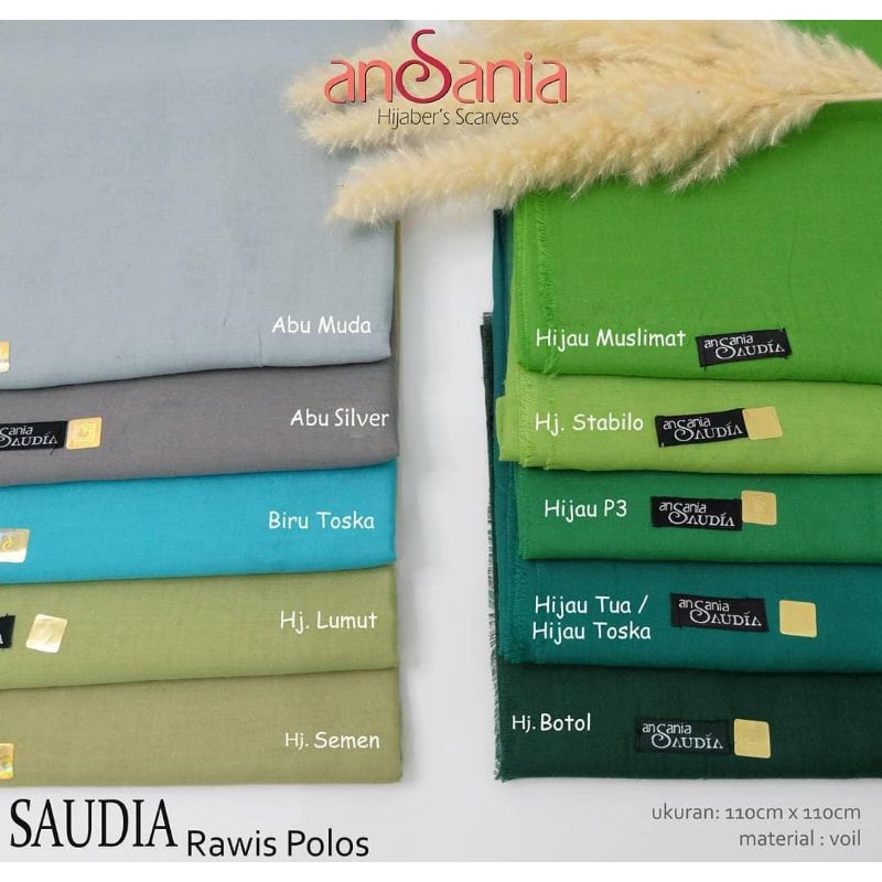 jilbab segi empat Saudia polos