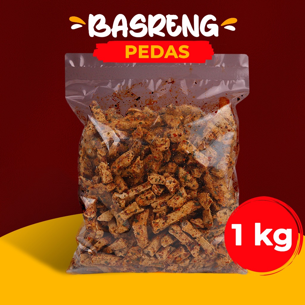 

Basreng Pedas daun jeruk 1 kg