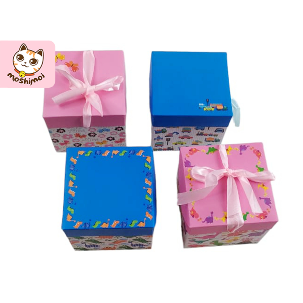 

Gift box/Hampers/Kotak Kado/Kotak Hadiah/Box Bingkisan Rakitan Motif Lucu