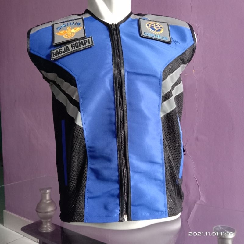 Rompi DISHUB taslan biru