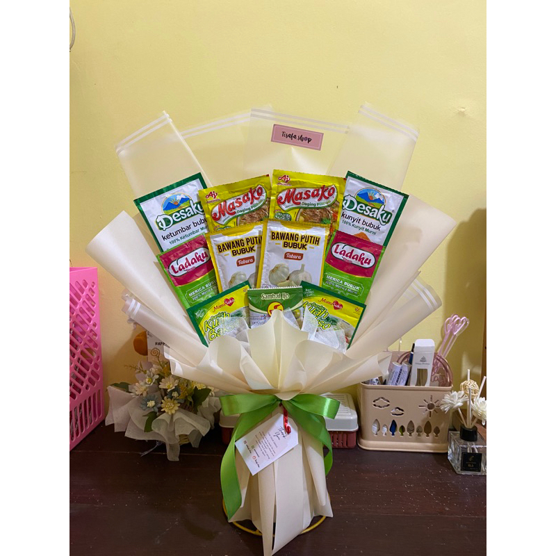 

[FREE PACKING] READY BUKET BUMBU DAPUR BUKET HARI IBU BOUQUET MOTHER DAY BUCKET BUMBU MURAH