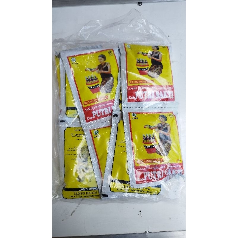 

Jamu Cap Putri Sakti Isi 10 Pcs