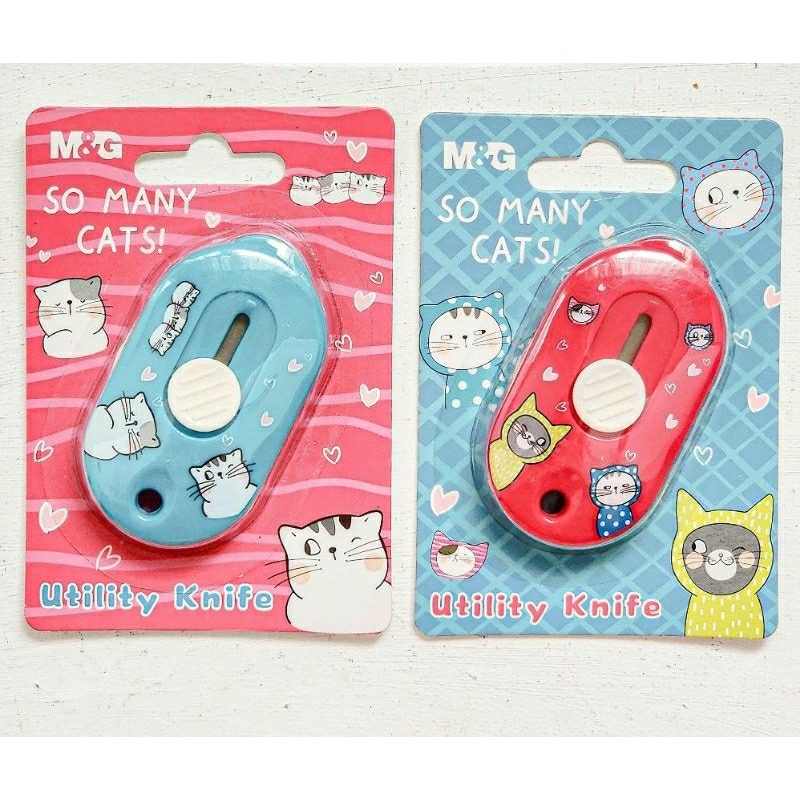 

M&G So Many Cats Mini Cutter Utility Knife ASS913 | Cutter Mini M&G