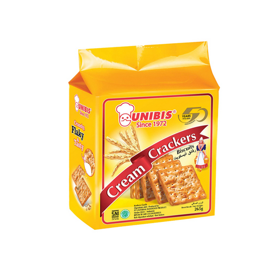 

UNIBIS CREAM CRACKERS 248 G CAMILAN BISKUIT UNIBIS