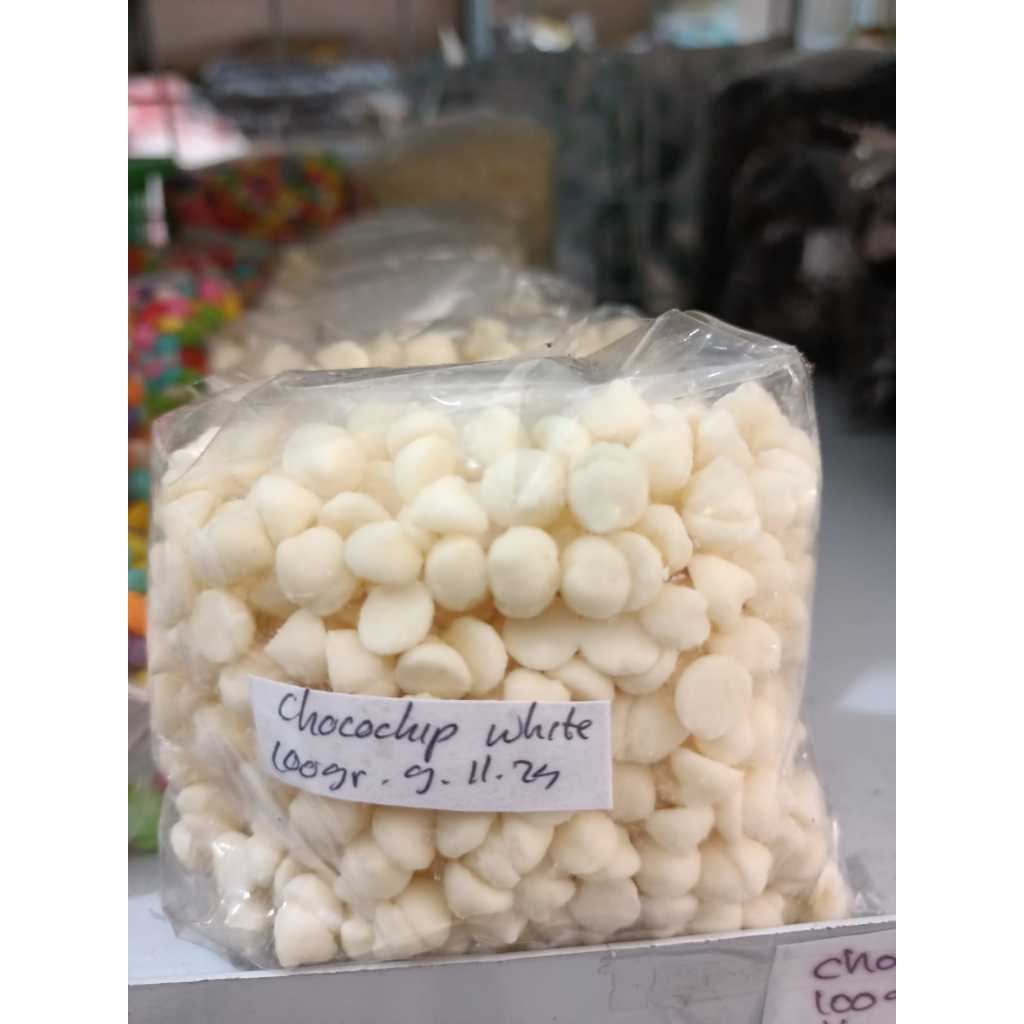 

Chocohip putih Paku 250gr