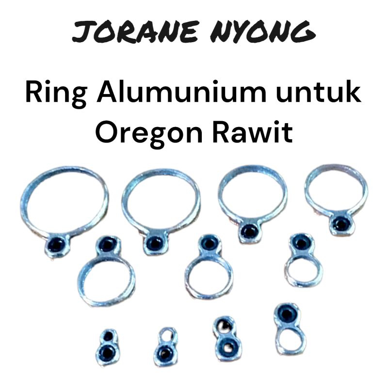 Ring / Eter Alumunium Untuk Joran Tegek Oregon Rawit