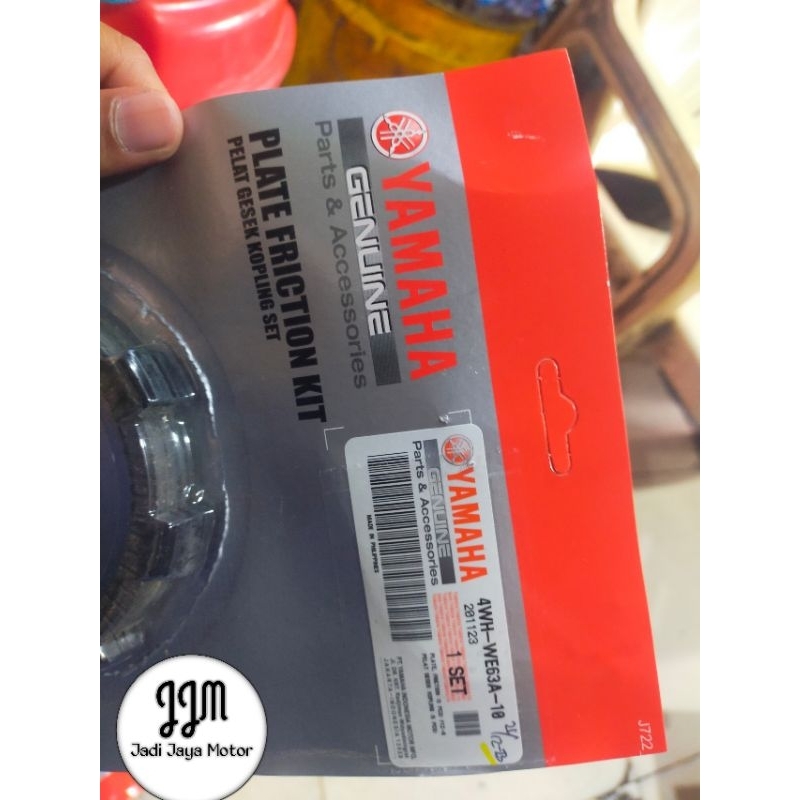 Kampas Kopling Plat Kopling Set Original Asli Yamaha Vega`04 Jupiter Z 4WH WE63A 10