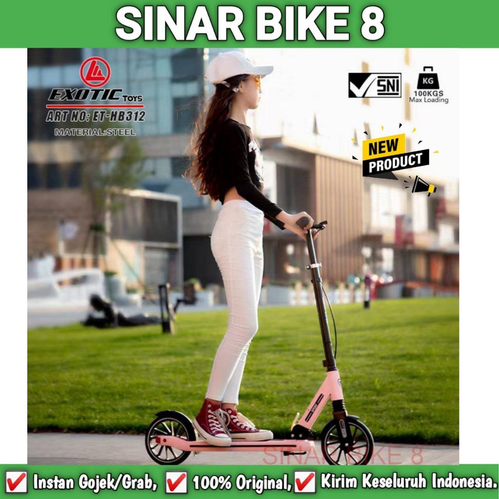 Scooter Skuter EXOTIC ET HB 312 Rem Tangan