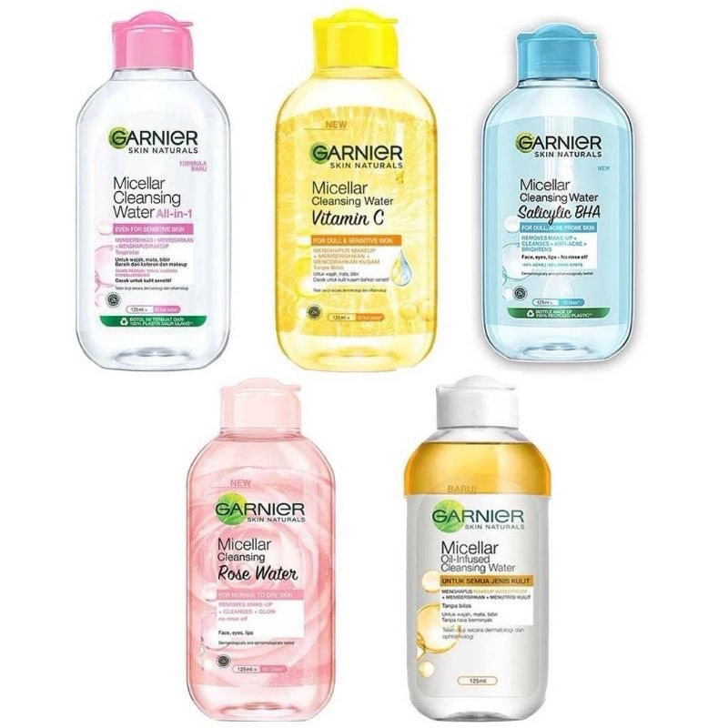 GARNIER MICELLAR CLEANSHING WATER 125 ML - micellar water garnier