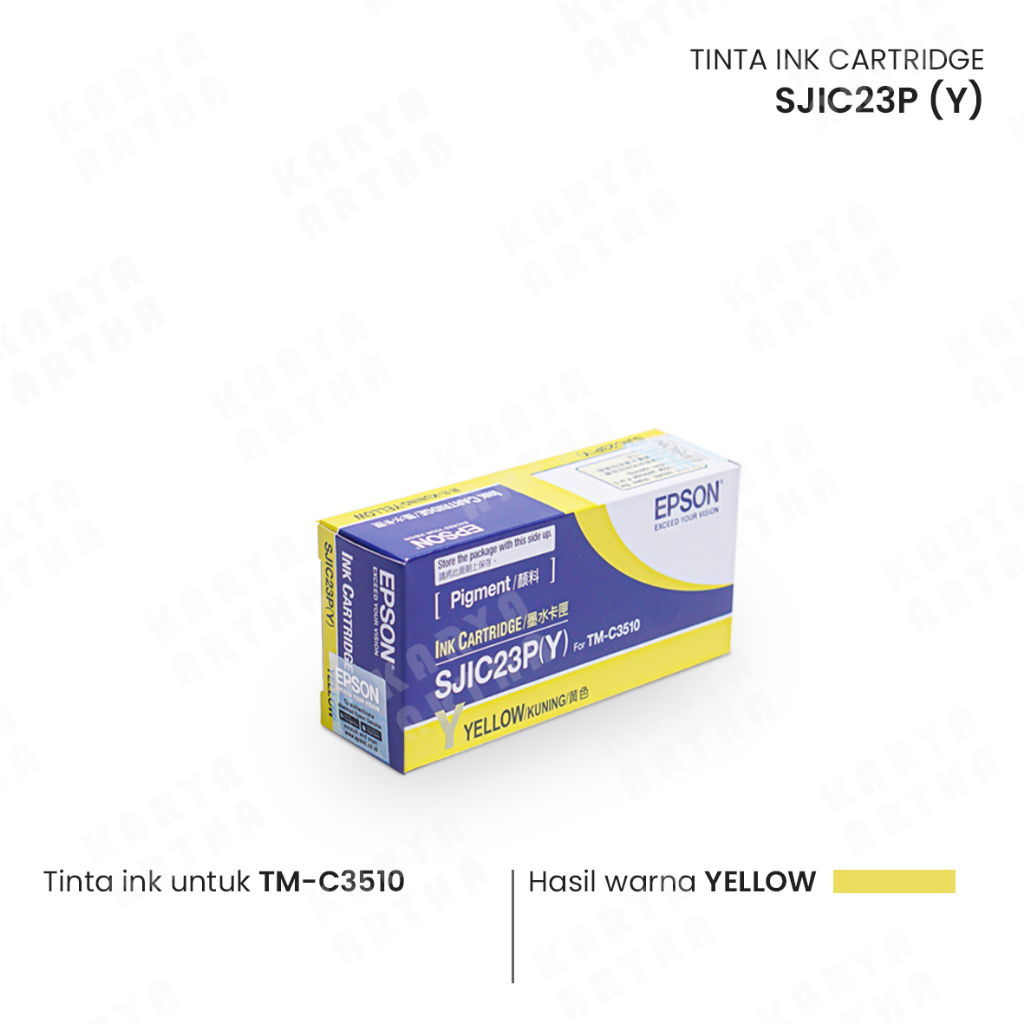 Ink Cartridge Epson Yellow SJIC23P(Y)