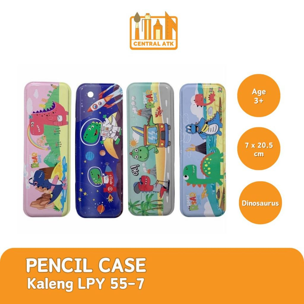 

PENCIL CASE / TEMPAT PENSIL KALENG LPY 55-7 (1 PCS)