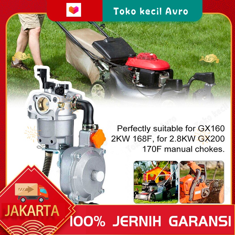 (dalam stok, dikirim dari jakarta) Carburator karbulator gas LPG gx160 gas lpg mesin honda gx 160