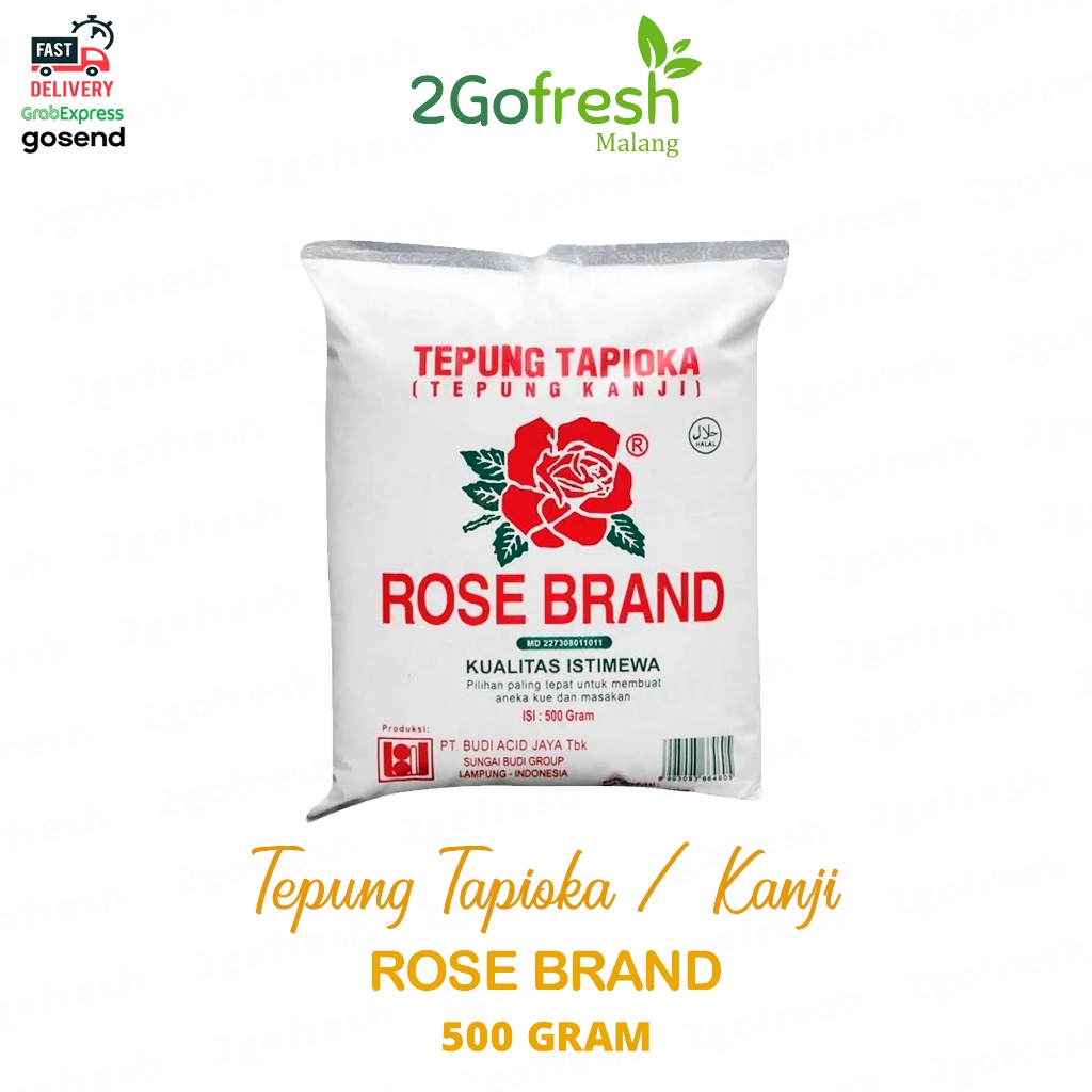 

Tepung Tapioka / Kanji Rose Brand 500 gr - Sembako - Rempah Sayur Sayuran & Buah Buahan