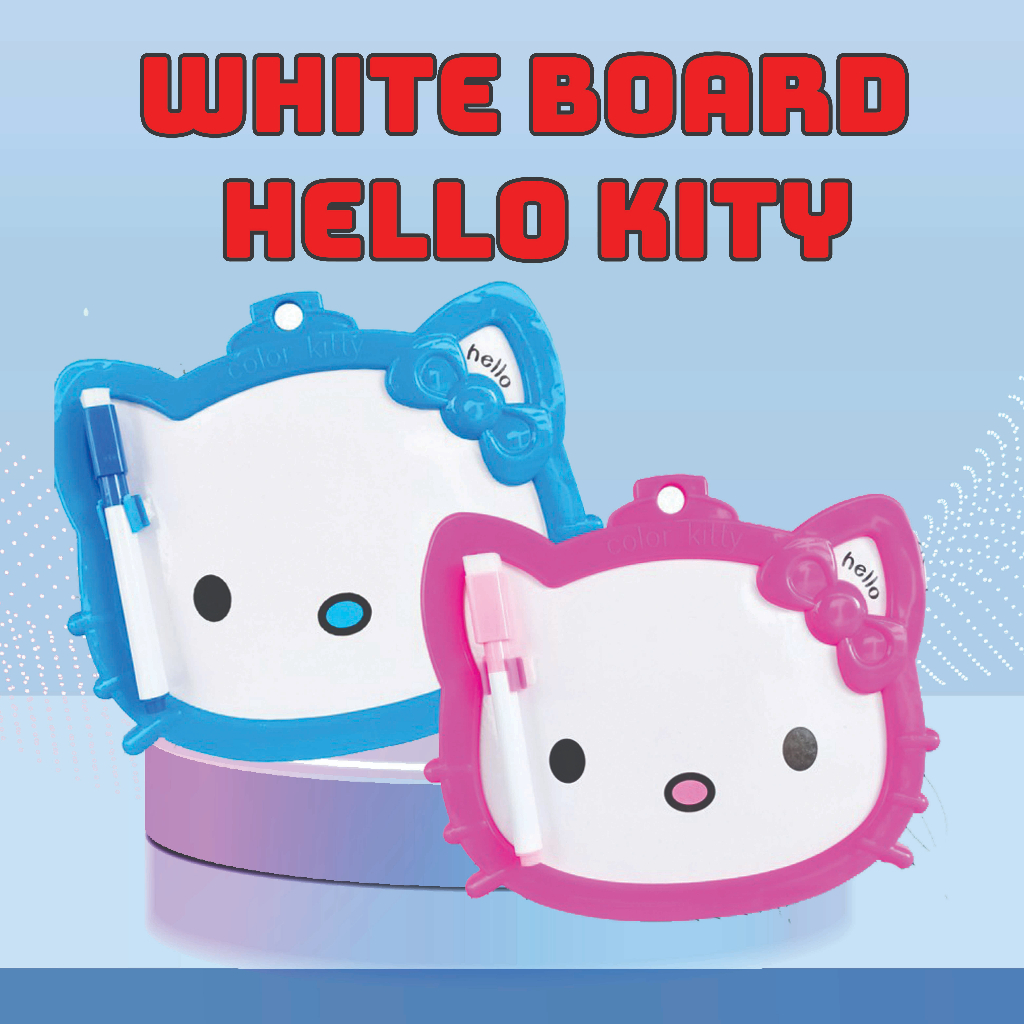 

Papan Tulis / White Board Anak Karakter Hellokitty Sudah Termasuk Spidol & Penghapus Lengkap