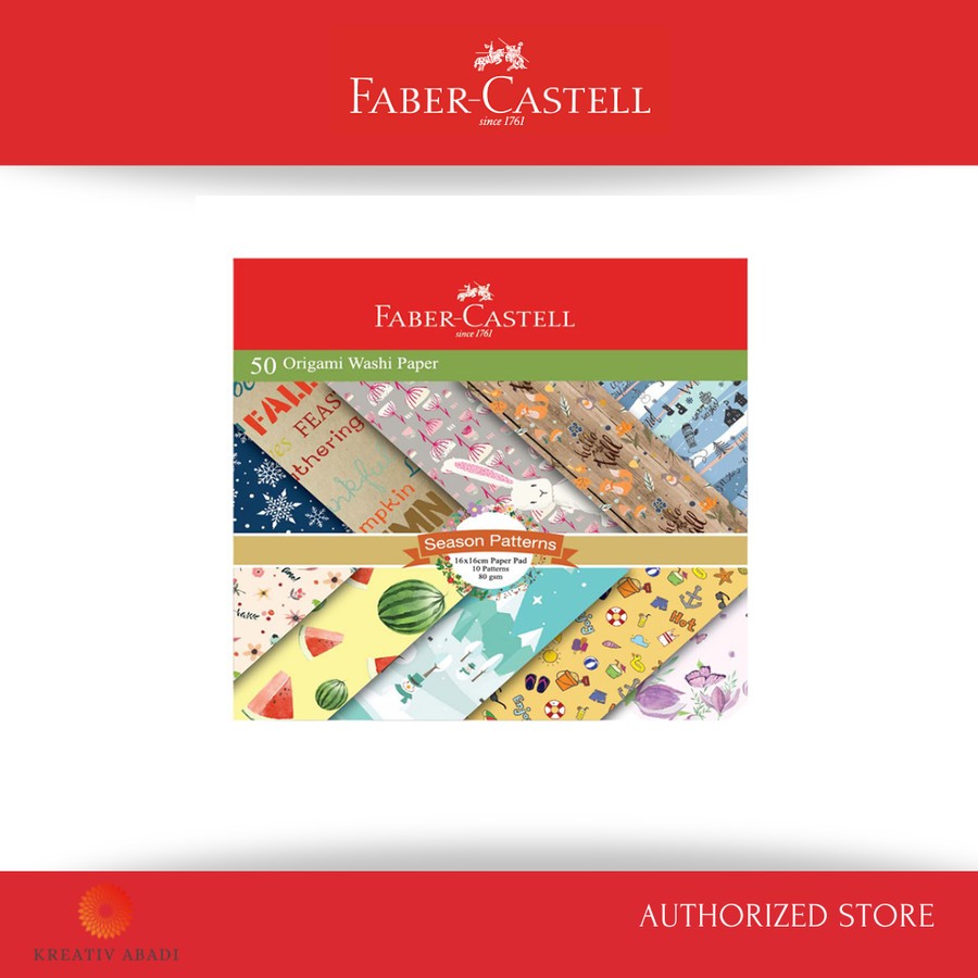 

Faber-Castell Origami Washi Paper Season Pattern 16x16