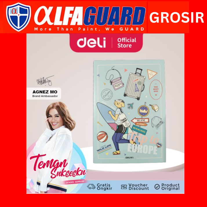 

Deli Buku Tulis Journey ukuran A5, FA540