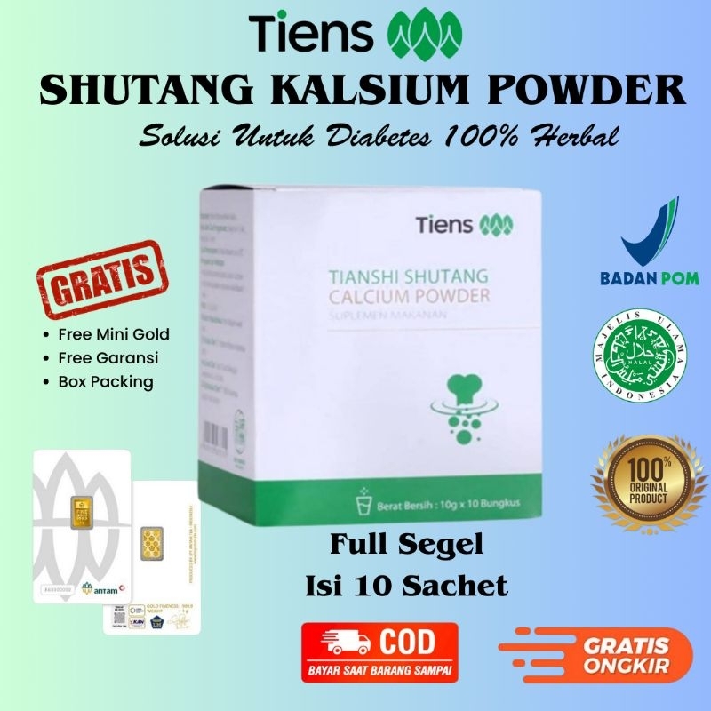 Tiens Shutang Kalsium Powder Susu Kalsium Untuk Diabetes Basah Dan Kering