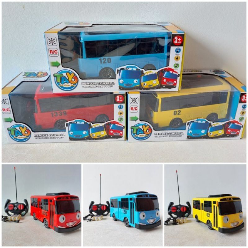 RC Bus Tayo Musik Remote Control Batre Cas - Bis Remot Kontrol Anak