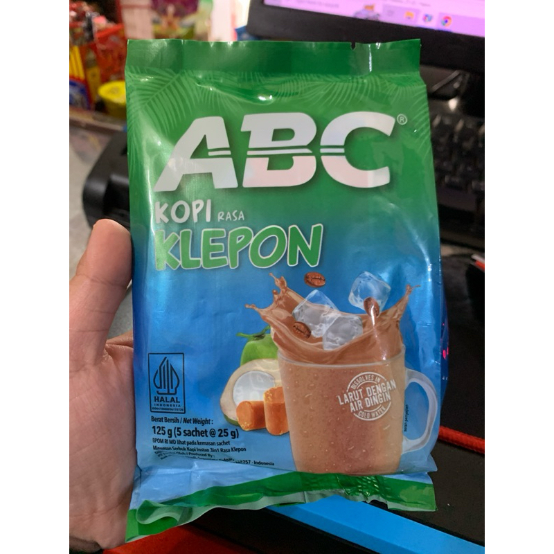 

ABC KOPI RASA KLEPON 125gr ISI 5 SACHET