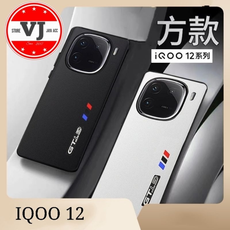 Leather Case Minimalis Iqoo 12 Hardcase Anti Jatuh IQOO 12 iqoo12