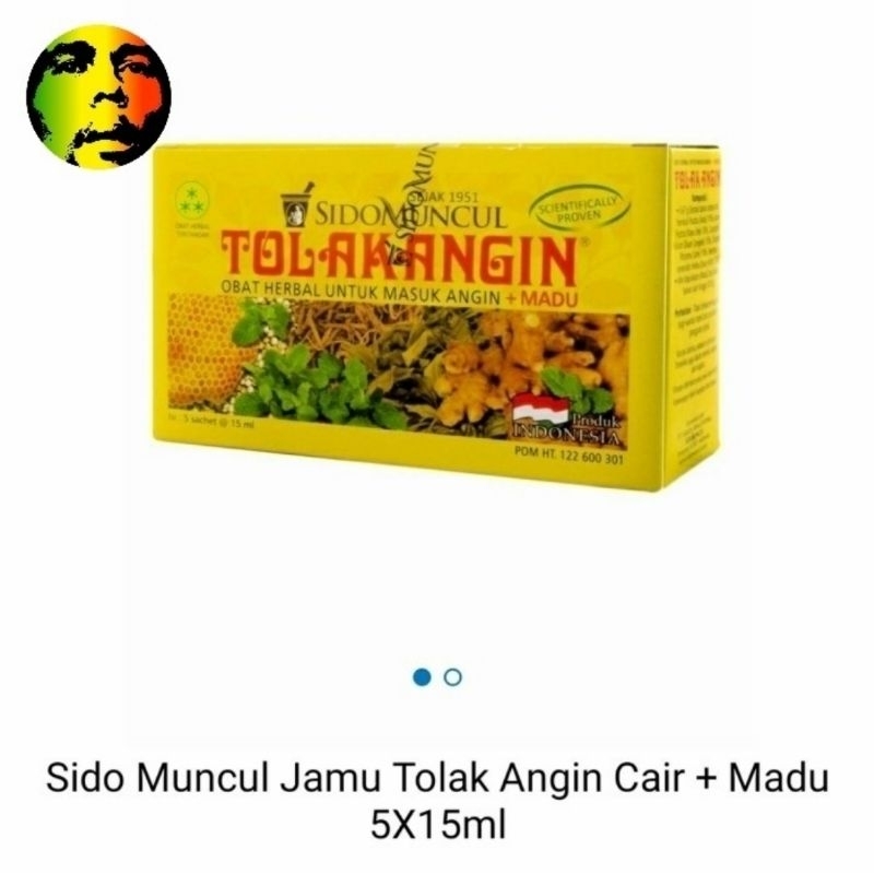 Sido muncul jamu tolak angin cair + madu isi 5s