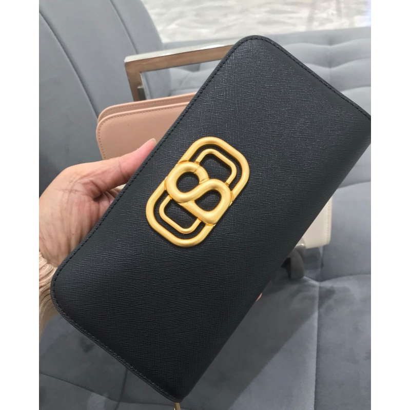 Dompet Briana Buttonscarves Black PL