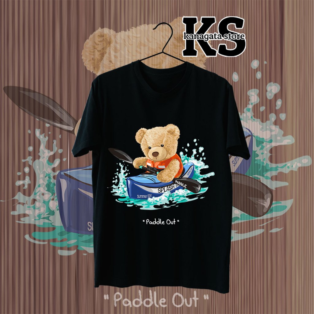 KANAGATA BAJU KAOS BEAR OVERSIZE T-SHIRT UNISEX BEAR COLLECTION