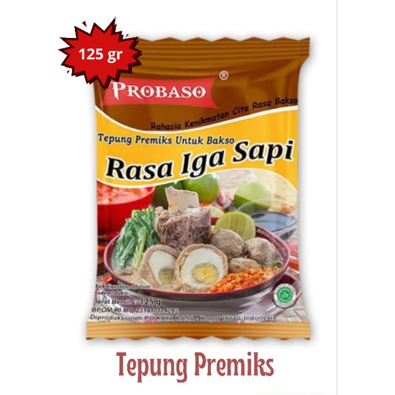 

Probaso Tepung Premiks Rasa Iga Sapi 125 gr