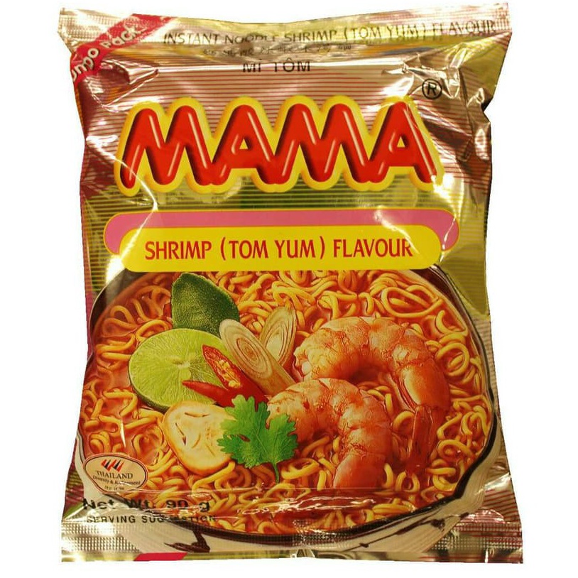 

modelTipe EJL764 MAMA SHRIMP Tom Yum 9g Mie instan Asli Thailand Mi Tomyum Tomyam