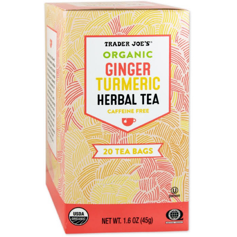 

Trader Joe’s Organic Ginger Turmeric Herbal Tea