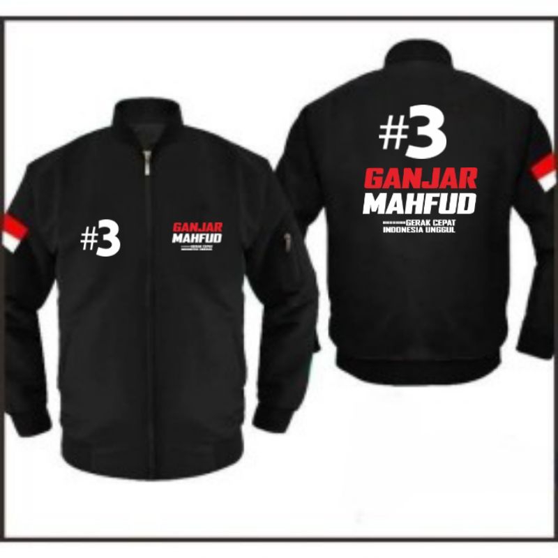 Jaket bomber Ganjar Mahfud pemilu