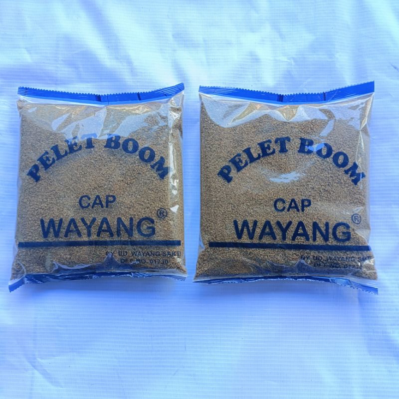 Pelet Boom Cap wayang besar - Boom wayang besar - umpan pancing- umpan pelet cap wayang