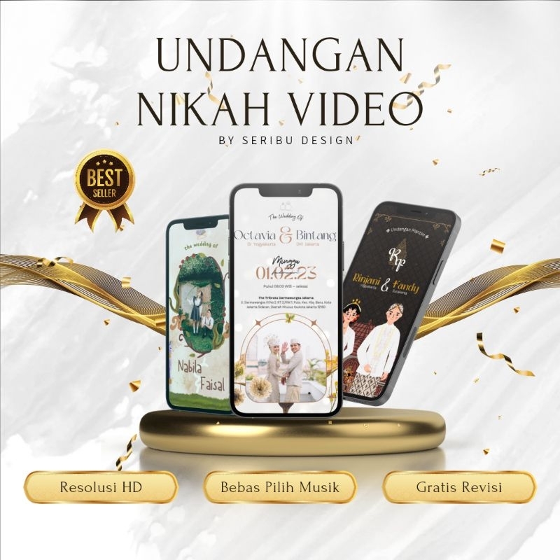 Undangan Nikah Video | Islami