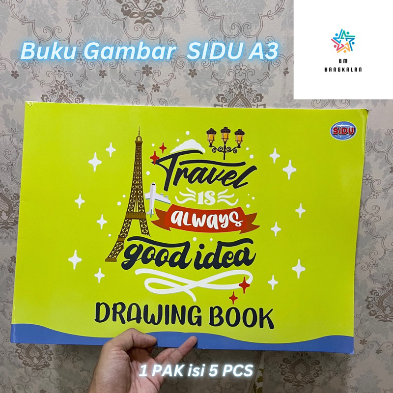 

Buku Gambar A3 SIDU Sinar Dunia / Drawing Book SIDU isi 10 lembar