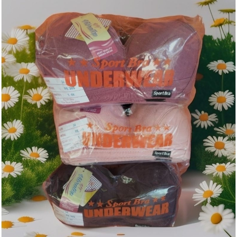SPORT BRA/ BH Wanita tanpa kawat Lusinan Murah Kualitas Bagus