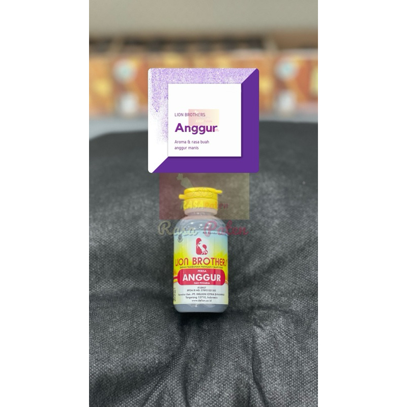 

ANGGUR LION BROTHERS 60 gr Perisa dan Pewarna Halal Food Grade BPOM RI MD