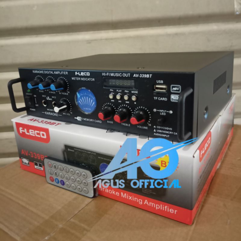 Amplifier Fleco F-198B - Ampli Fleco 198B - Power Amplifier Fleco 198B