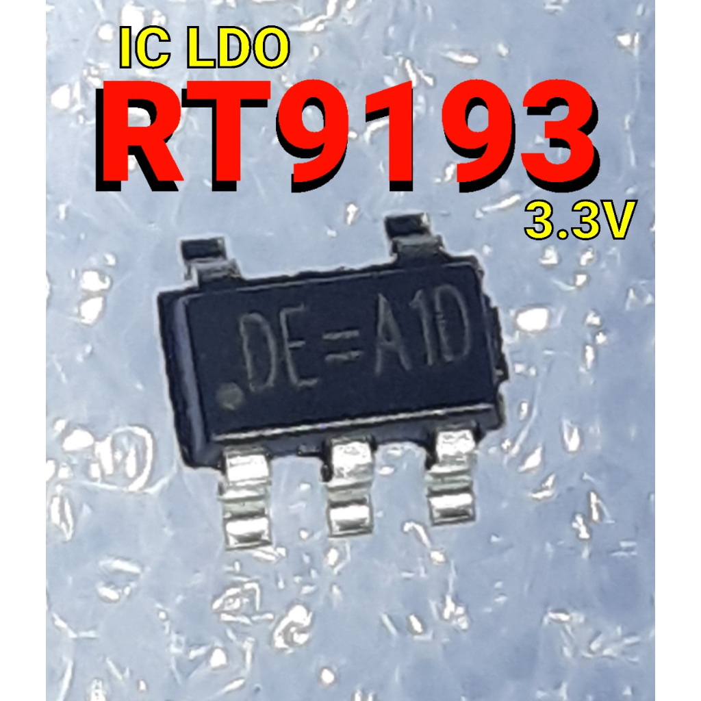 (@3 pcs) IC RT9193-33GB RT0103 RT9193 3,3V SOT-23 IC DE=AID IC LDO