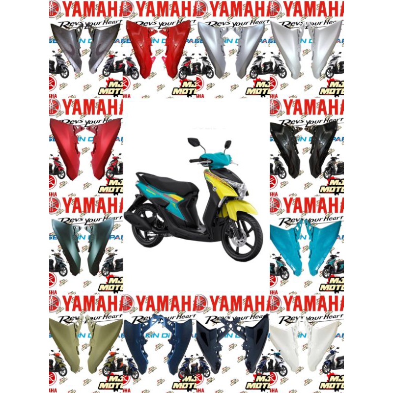PANEL SAYAP DEPAN MIO GEAR 125 KIRI KANAN ORIGINAL YAMAHA B3W-F835V-00 B3W-F835U-00