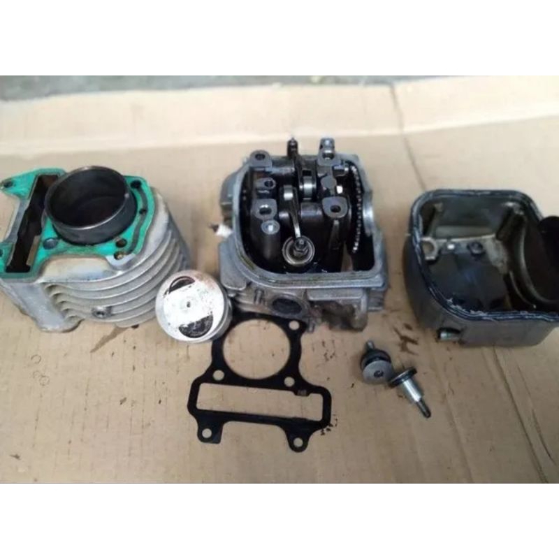 Blok Head+Blok Seher Fullset Beat Karbu/Scoopy Karbu Original Copotan