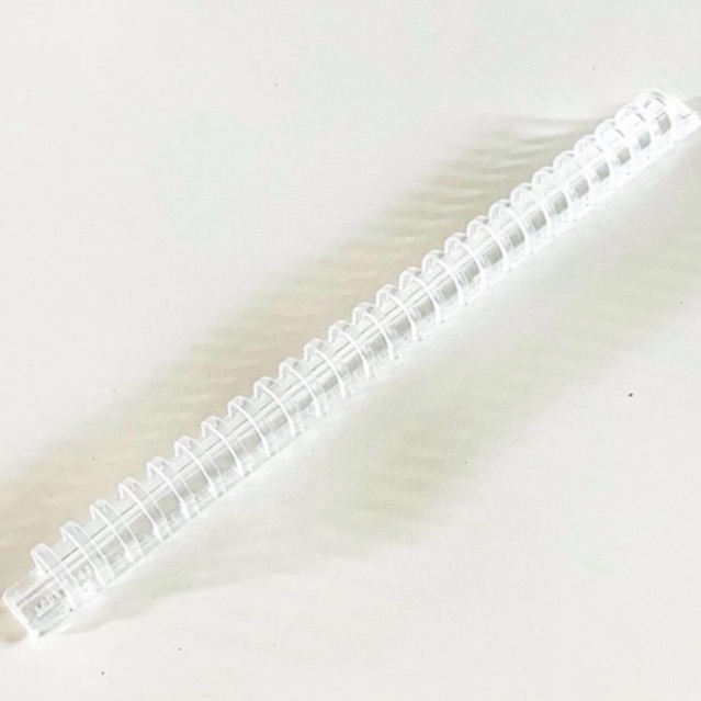 

Ring Binder B5 26 Ring - Clear Transparent