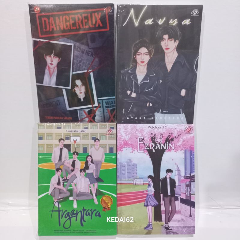 Paket 4 Novel Navya + Argantara + Azgara + Ezranin