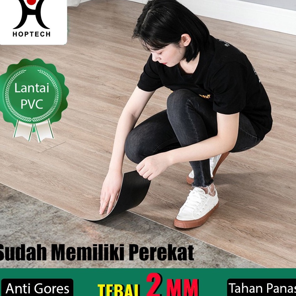 Seller Lantai vinyl stiker lantai kayu parket lantai vinil 915cm x 152cm