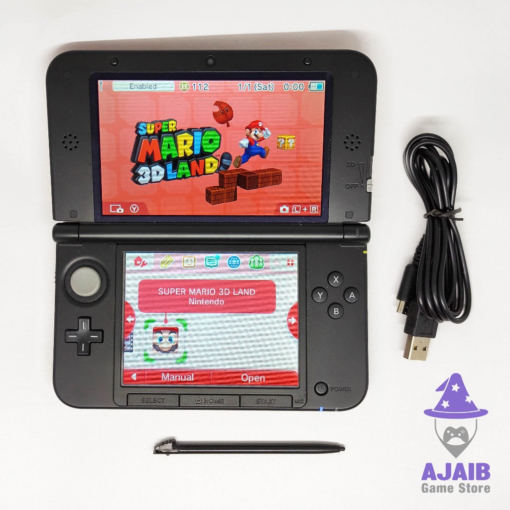 Nintendo "Old" 3DS XL OFW CFW Super Mario 3D Land Special Bundle