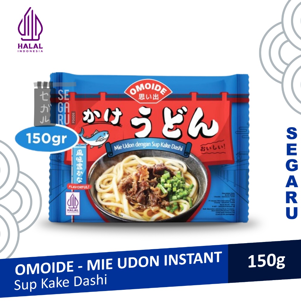 

Kode IDQ66 OMOIDE Kake Udon Mie Instant Kuah Kake Dashi 15 gram