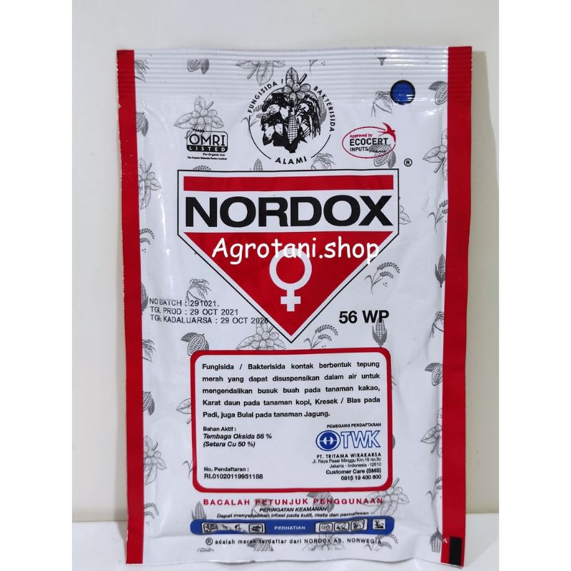 FUNGISIDA/BAKTERISIDA alami NORDOX 56 wp