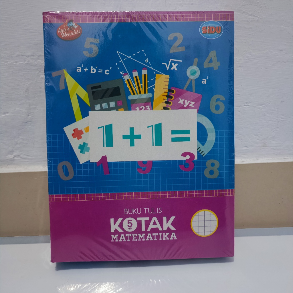 

Sidu Buku Tulis Kotak Matematika 5 mm 38 Lembar