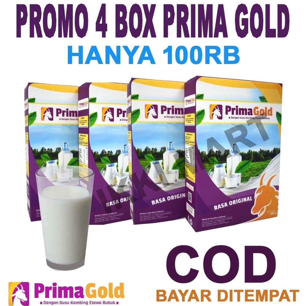 

Kode XYN85 4 BOX SUSU KAMBING ETAWA PRIMAGOLD SUSU PRIMA GOLD BUBUK
